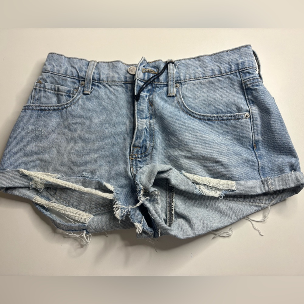 Denim Distressed Women Shorts